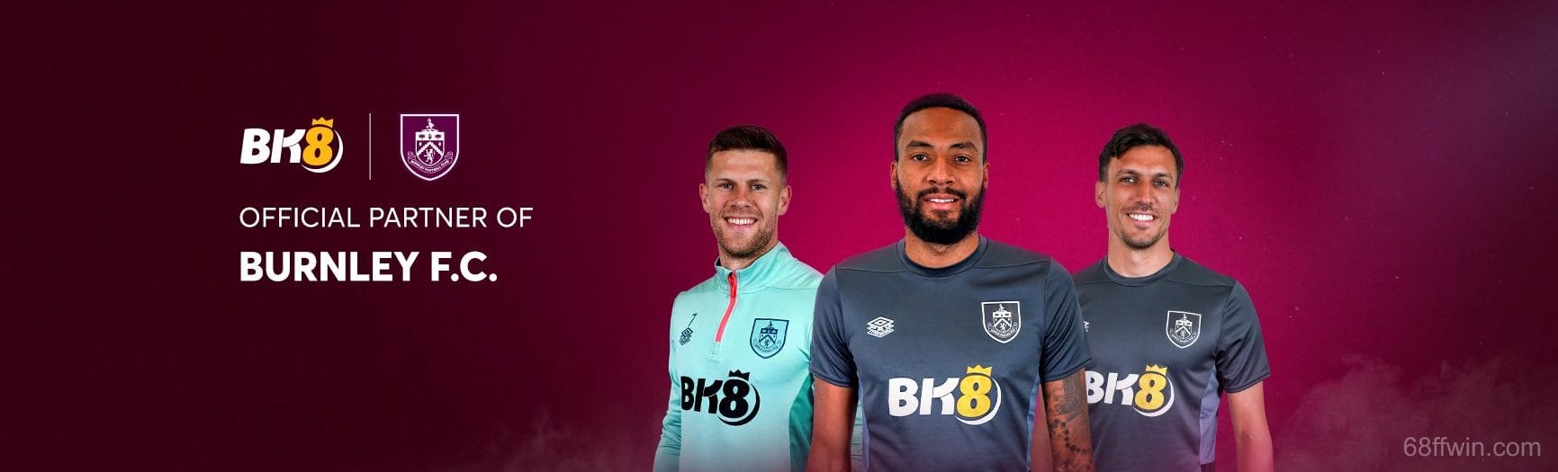 Khuyến mãi BK8 đối tác chính thức Burnley FC